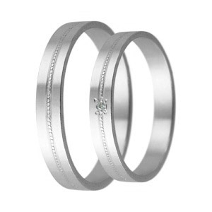 Levné snubní prsteny pro oba LSP 1067
