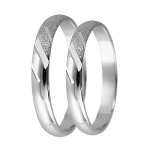 Levné snubní prsteny pro oba LSP 1106