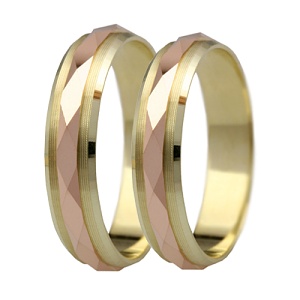 Levné snubní prsteny zlaté a stříbrné LSP 1240