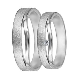 Levné snubní prsteny pro páry LSP 1259