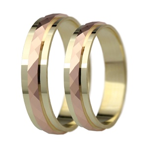 Levné snubní prsteny pro oba LSP 1493
