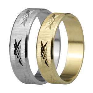 Levné snubní prsteny pro páry LSP 1544