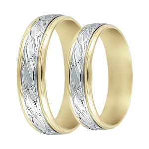 Levné snubní prsteny zlaté a stříbrné LSP 1549