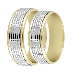 Zlaté snubní prsteny LSP 1600