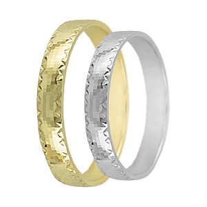 Levné zlaté snubní prsteny LSP 1728