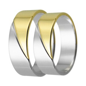 Zlaté levné snubní prsteny LSP 1765
