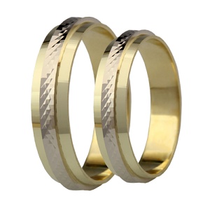 Levné snubní prsteny zlaté a stříbrné LSP 2036