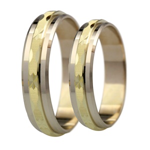Levné snubní prsteny zlaté a stříbrné LSP 2039