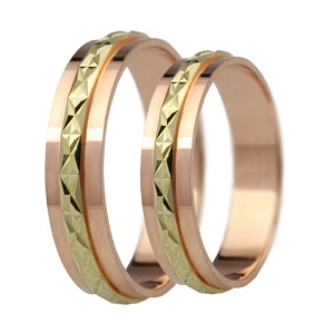 Levné snubní prsteny zlaté a stříbrné LSP 2045