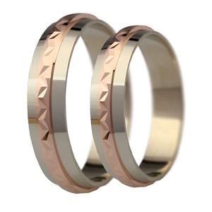Levné snubní prsteny zlaté a stříbrné LSP 2054