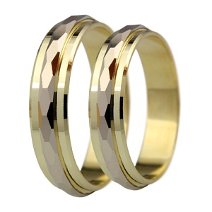 Levné snubní prsteny pro páry LSP 2059