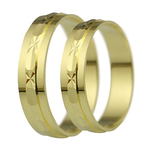 Levné snubní prsteny zlaté a stříbrné LSP 2060
