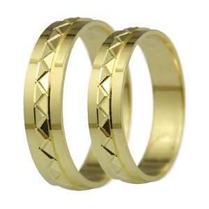 Levné snubní prsteny pro páry LSP 2069