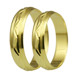 Levné snubní prsteny pro páry LSP 2086