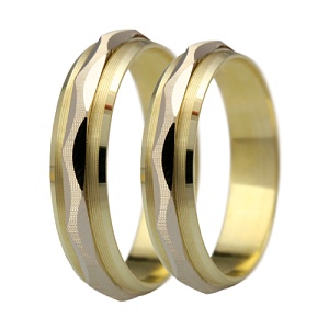 Levné snubní prsteny pro páry LSP 2117