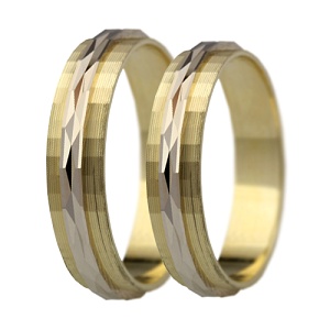 Levné snubní prsteny pro páry LSP 2133