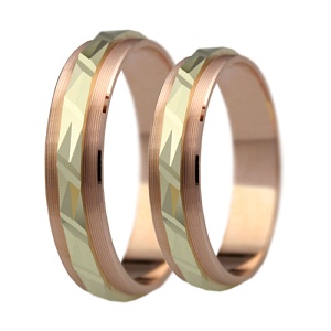 Levné snubní prsteny pro páry LSP 2189