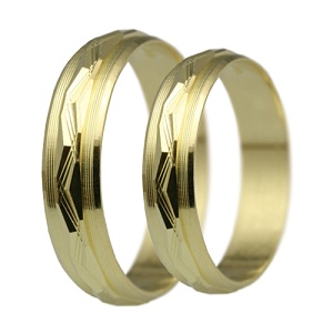 Levné snubní prsteny pro páry LSP 2191