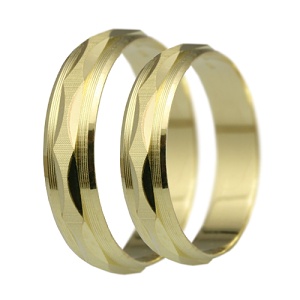 Levné snubní prsteny pro páry LSP 2204