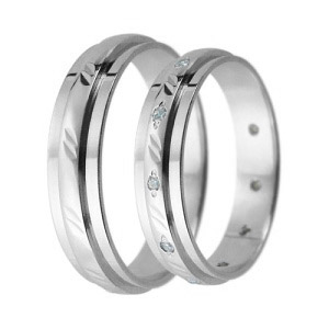 Levné snubní prsteny zlaté a stříbrné LSP 2595