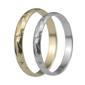 Levné snubní prsteny pro oba LSP 2626