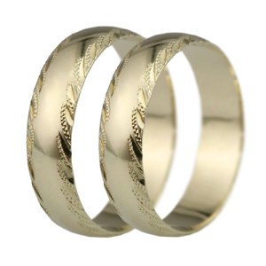 Levné snubní prsteny pro oba LSP 1201