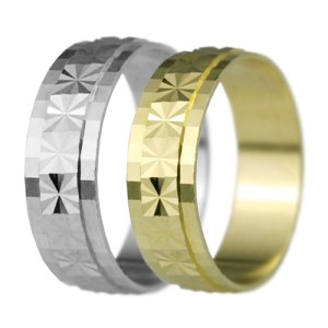 Zlaté snubní prsteny LSP 2248