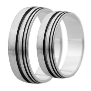 Zlaté levné snubní prsteny LSP 2655