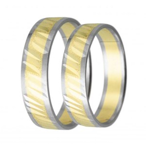 Levné snubní prsteny zlaté a stříbrné LSP 2659