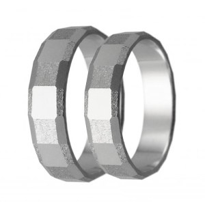 Levné snubní prsteny pro páry LSP 2938