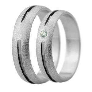 Levné snubní prsteny pro páry LSP 2952