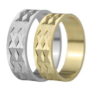 Zlaté snubní prsteny LSP 2989