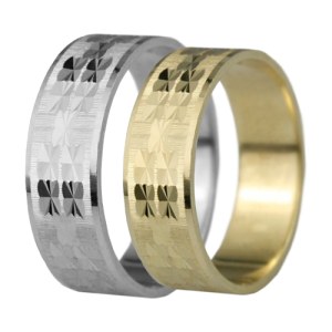 Zlaté snubní prsteny LSP 2990