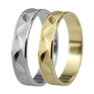 Levné snubní prsteny zlaté a stříbrné LSP 3095