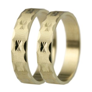 Levné snubní prsteny zlaté a stříbrné LSP 3097
