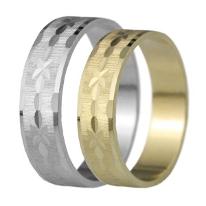 Levné snubní prsteny pro páry LSP 3124